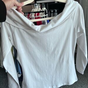 Abercrombie & Fitch White Long Sleeve Top